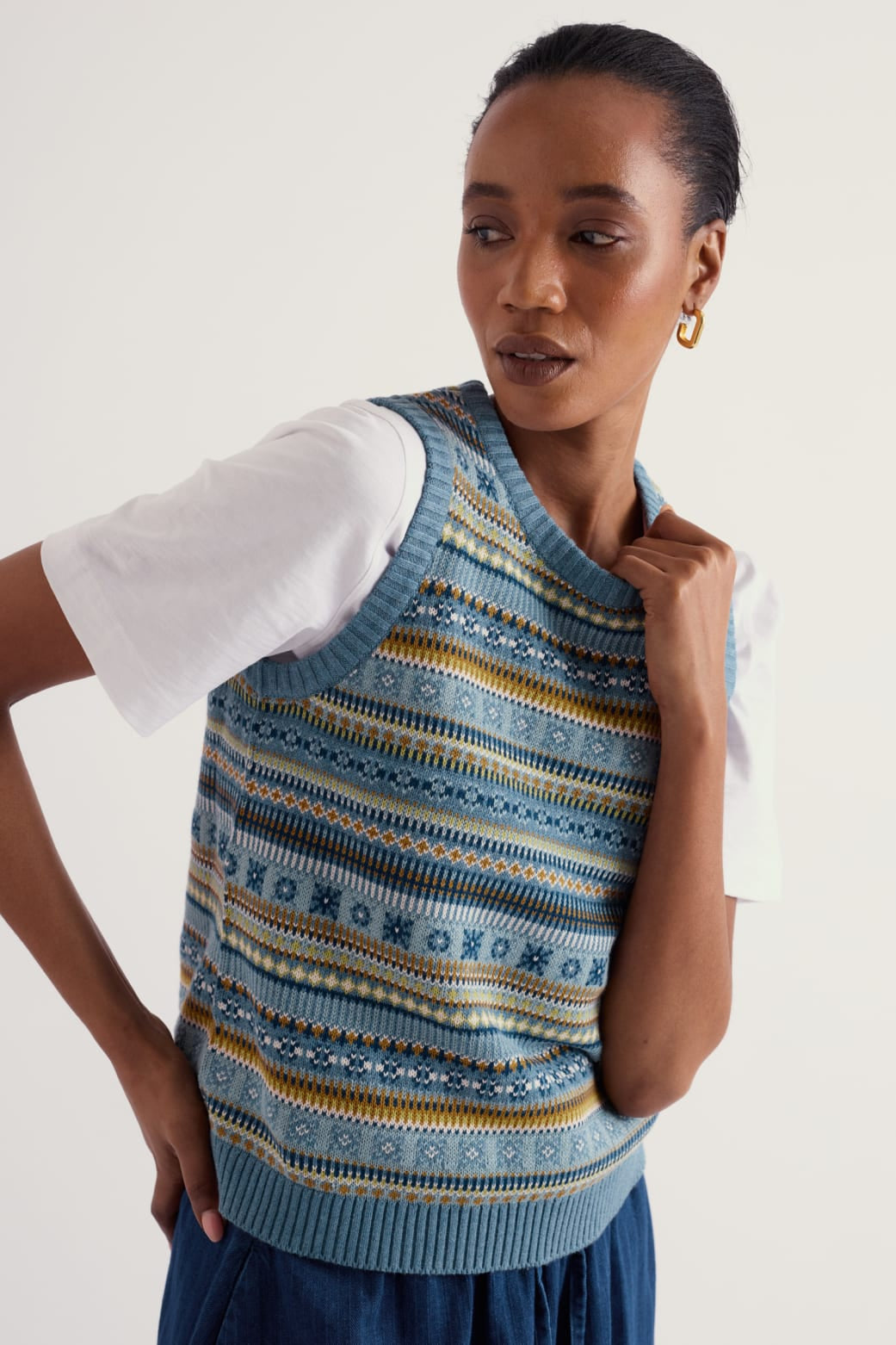 Cove Cottage Fair Isle Vest