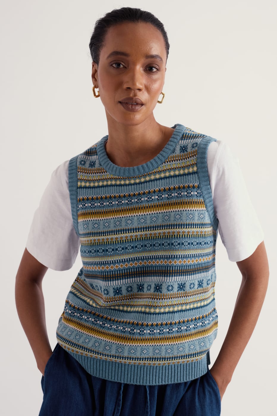 Cove Cottage Fair Isle Vest