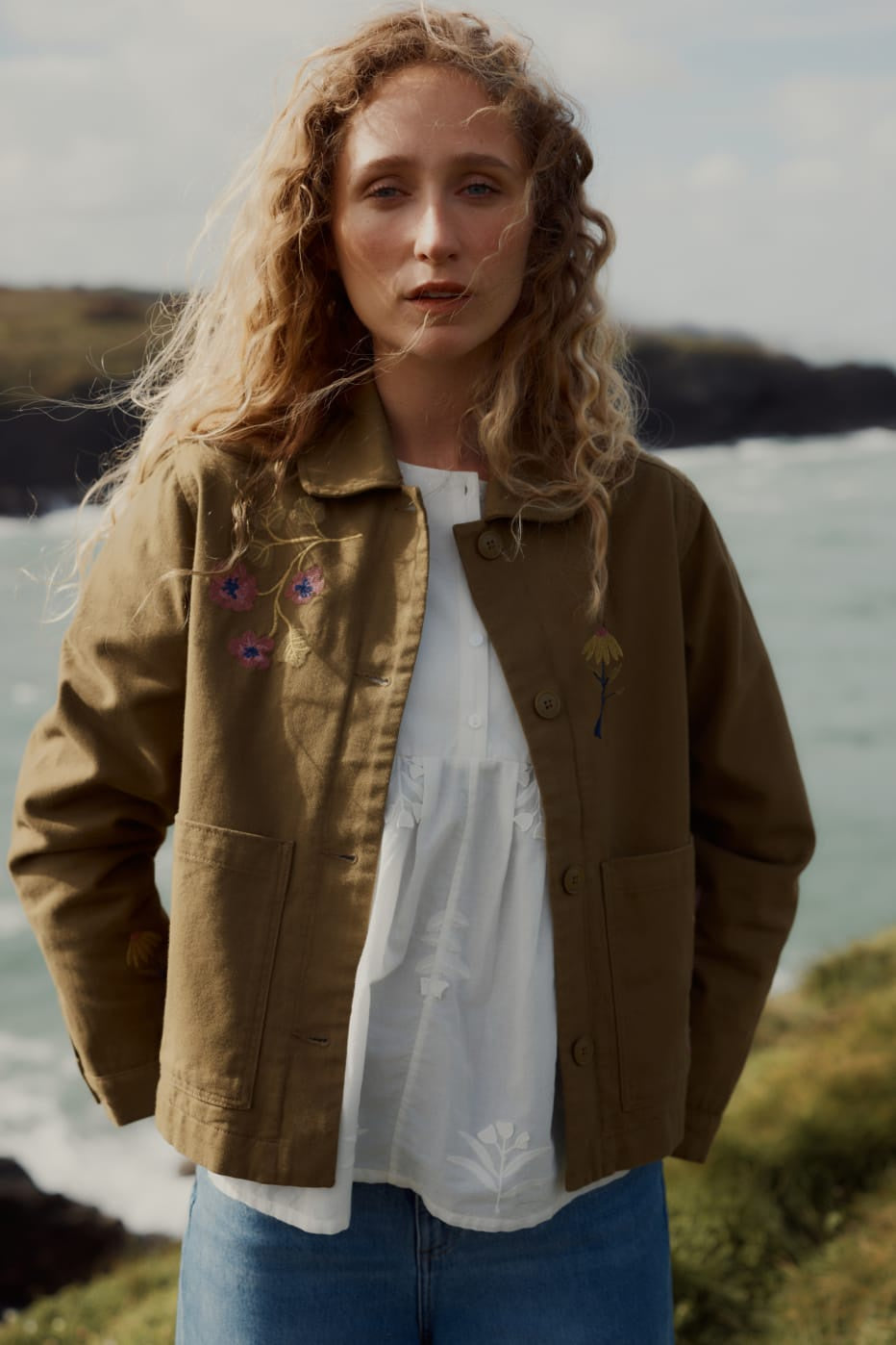 Porth Embroidered Jacket