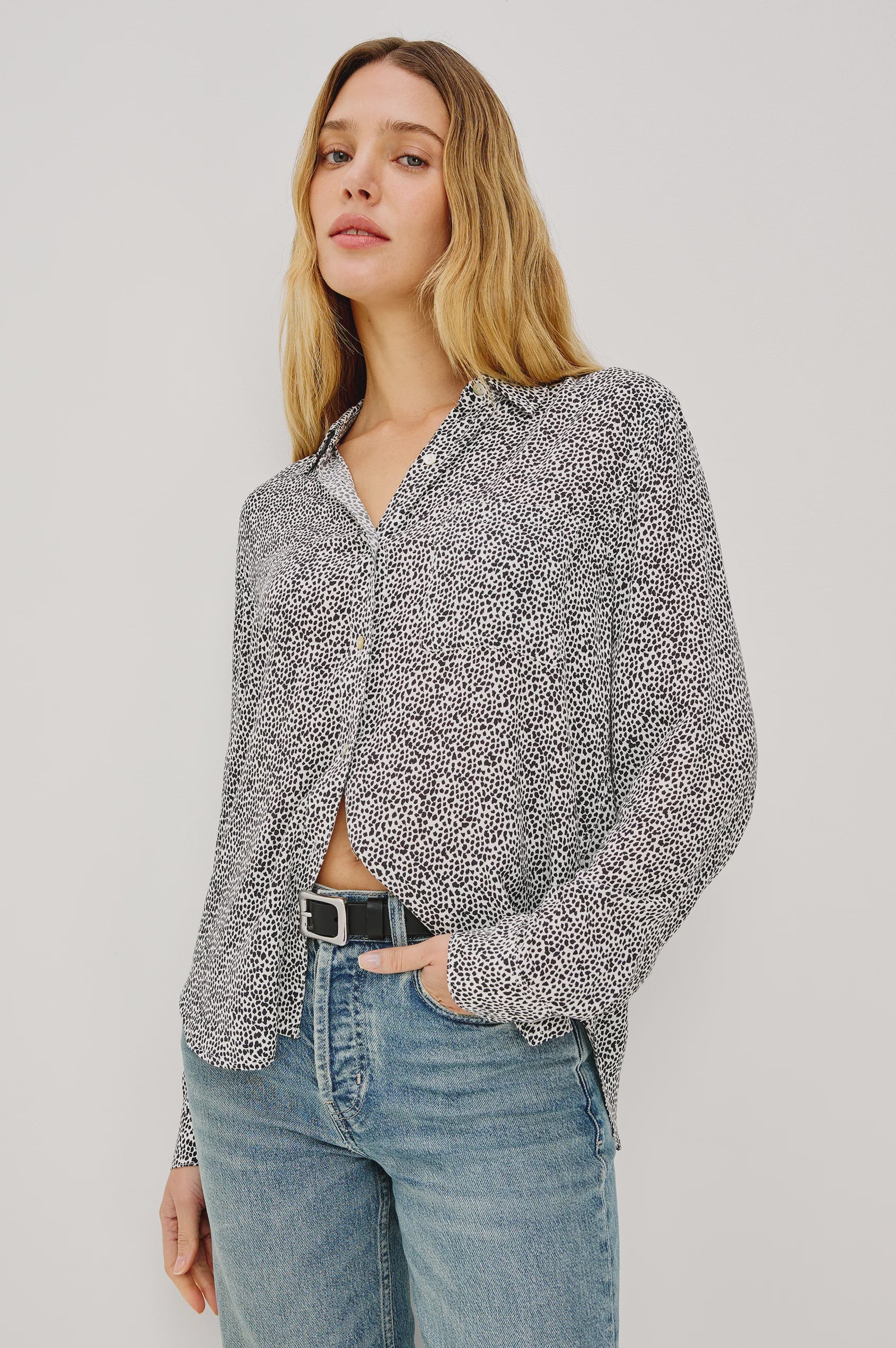 Josephine Button Down - Micro Spots