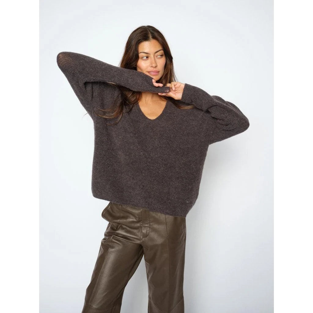 Thora V-Neck Knit Sweater