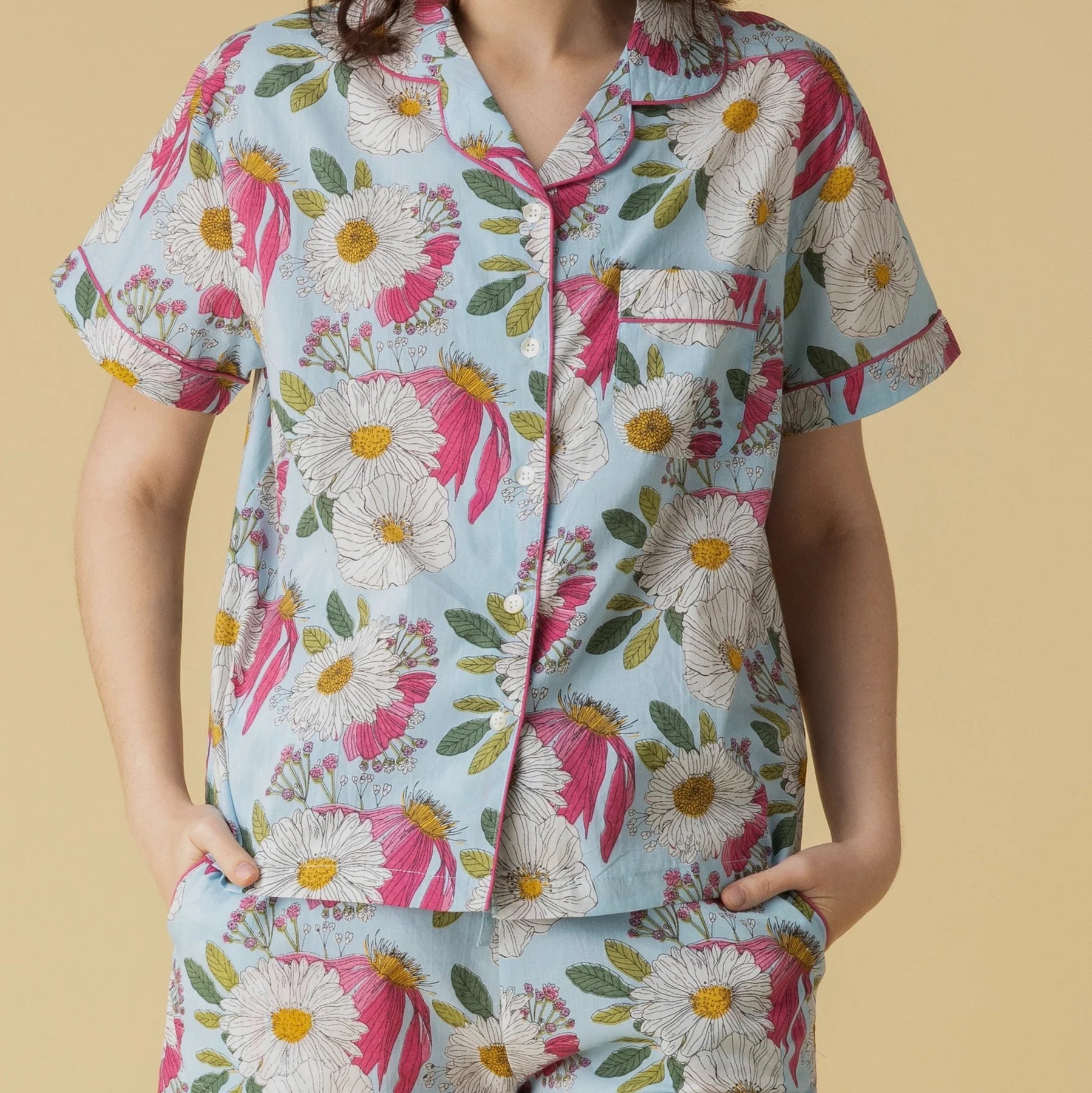 Madeline Cotton PJ Short Set
