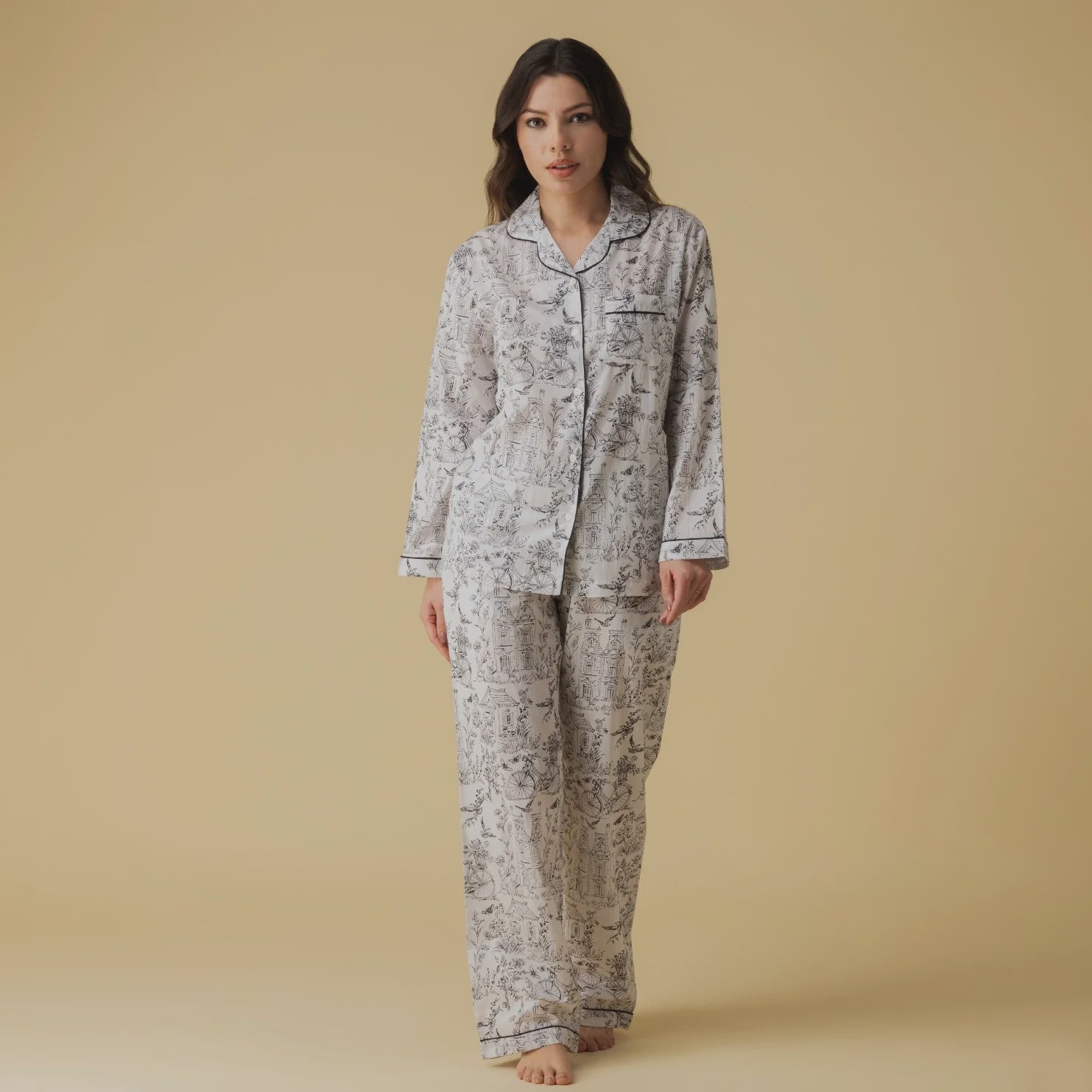Toile Cotton PJ Set