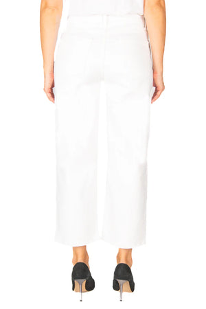 Malibu High Wide Leg Crop - Ivory