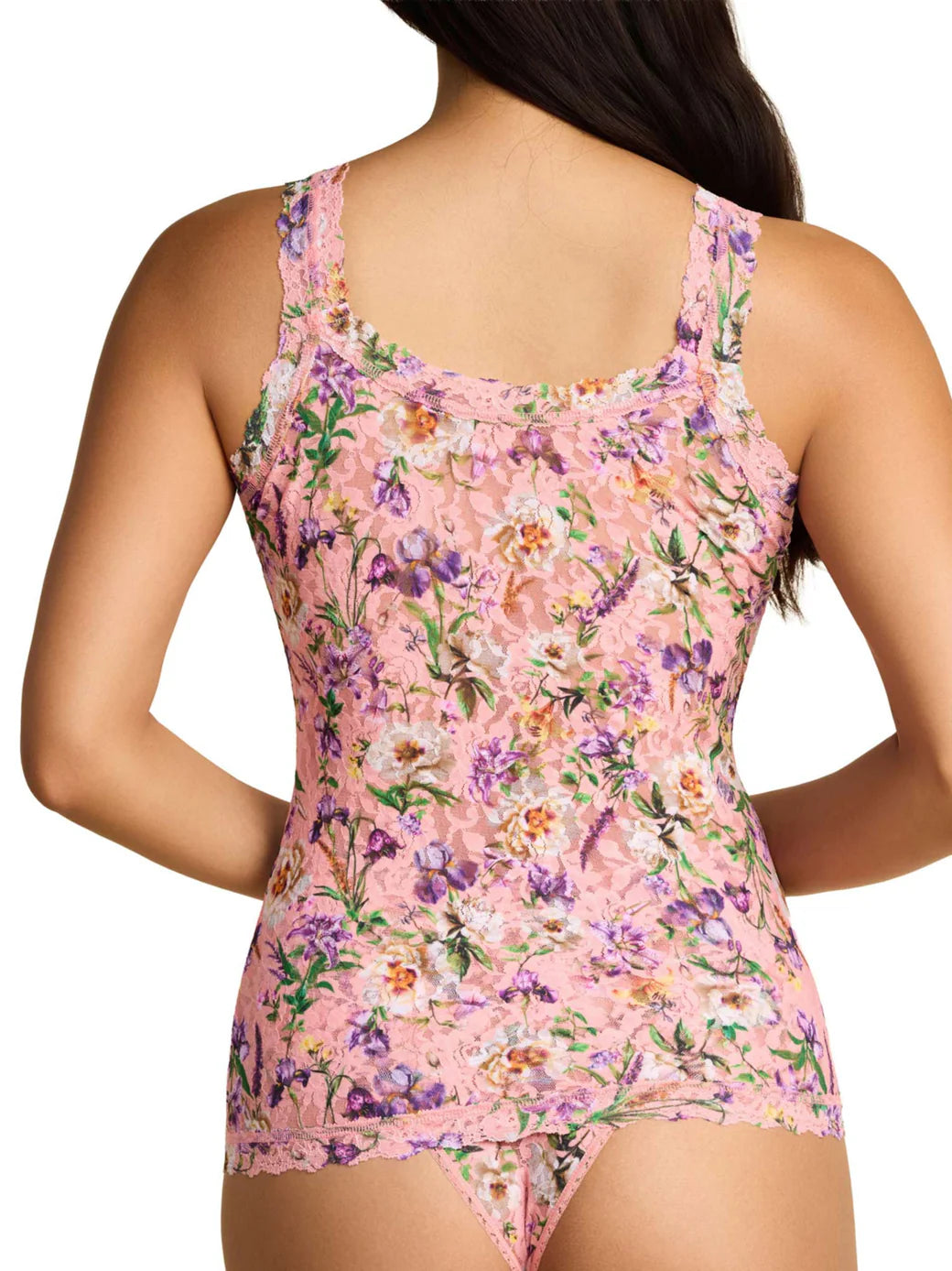 Printed Signature Lace® Classic Cami Fawning Flora Coral Pink