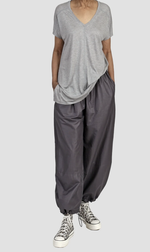 Leland Tuck Tee - Grey Marl