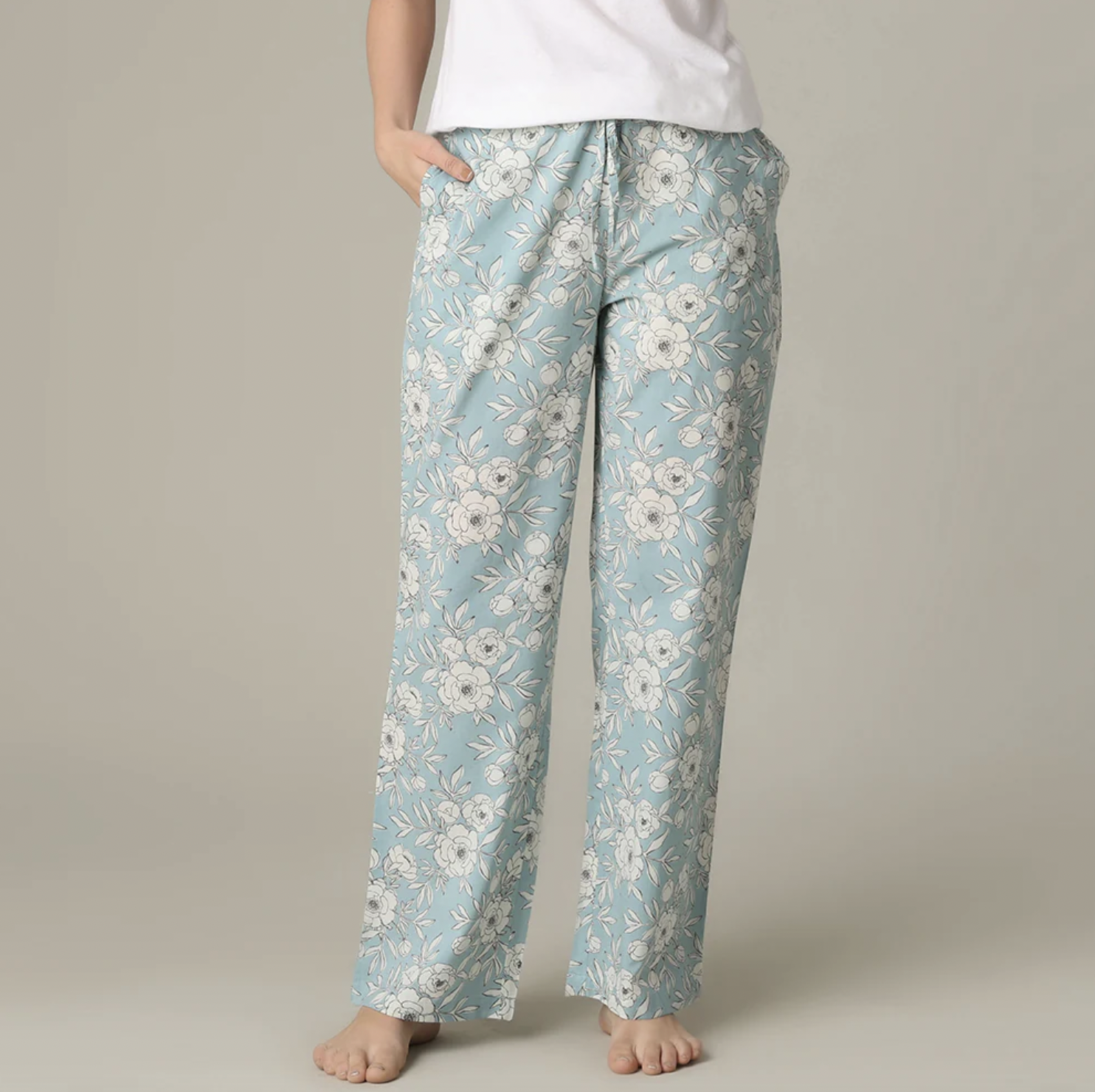 Soleil Blue Pajama Pants in a Bag