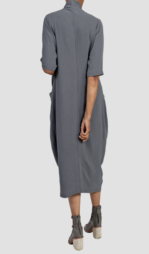 Liri Twist Dress - Quarry