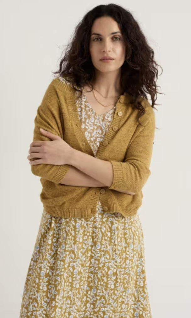 Pentire Steps Linen Cardigan