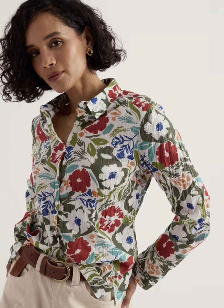 Larissa Crinkle Top