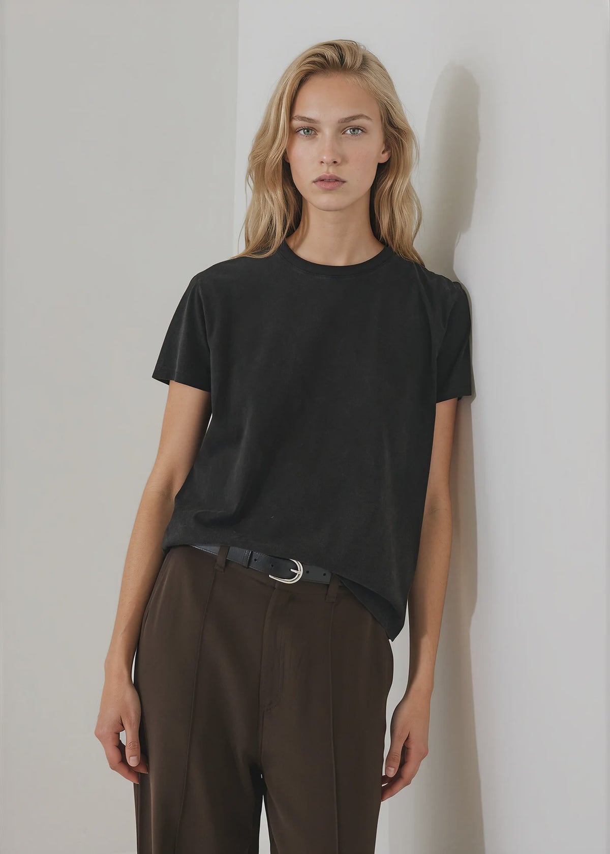Organic Pima Cotton Boyfriend Kroma Crewneck
