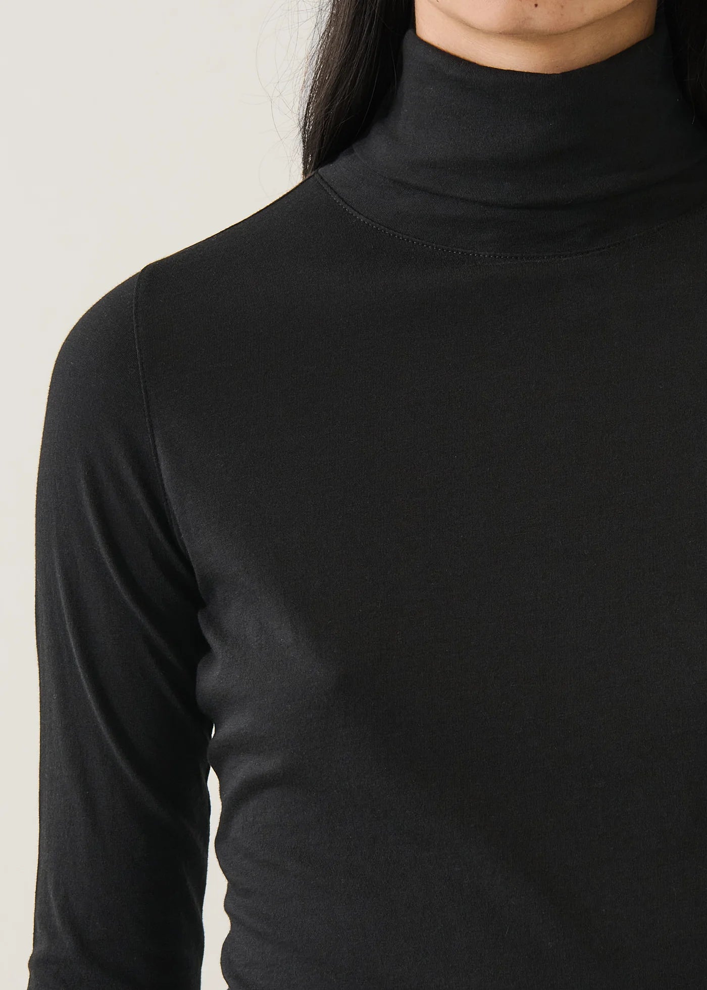 Lightweight Pima Cotton Turtleneck
