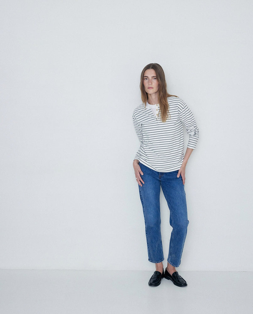 Striped LS Henley