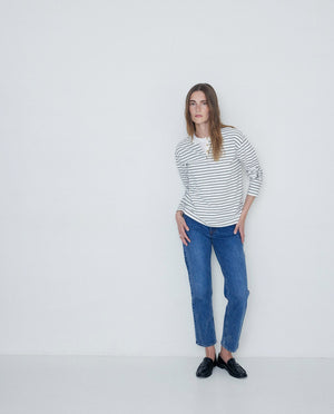 Striped LS Henley