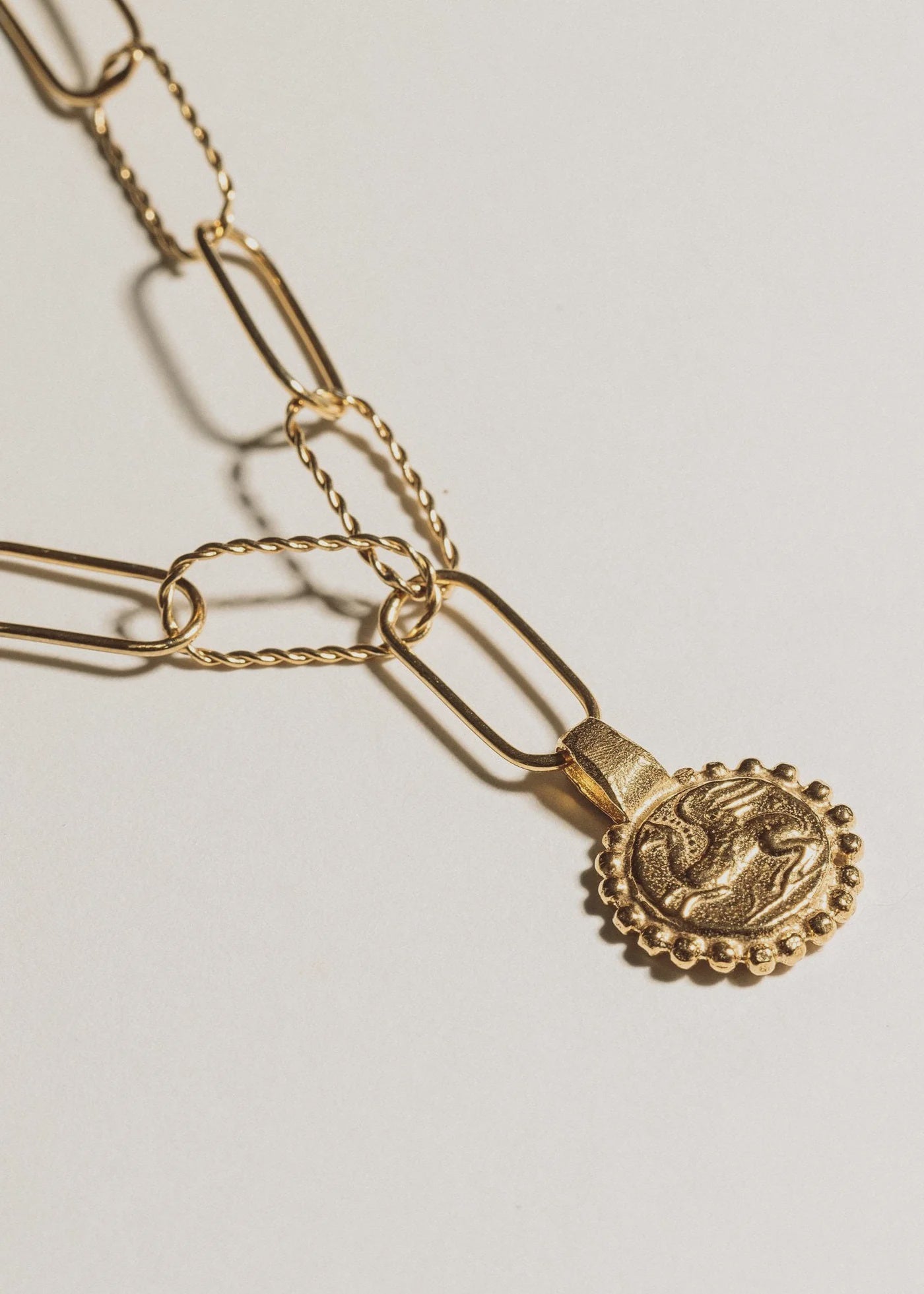 Heavenly Flight Amulet Lariat Necklace