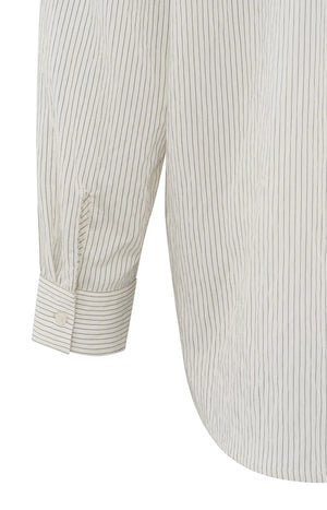 Flowy pinstripe shirt