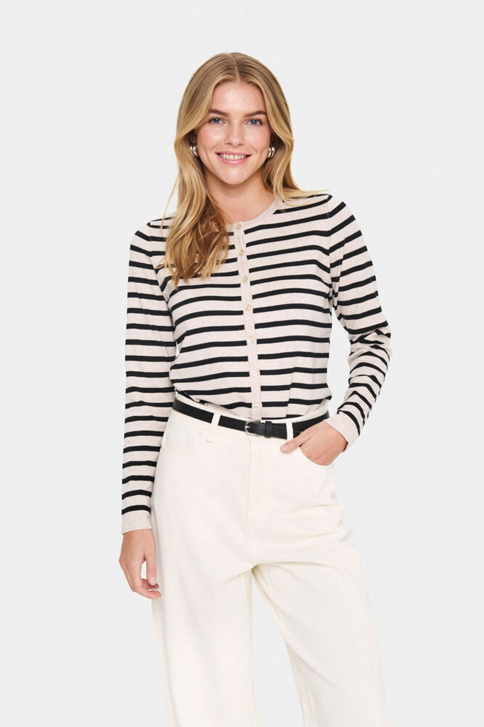 Mila Striped Cardigan