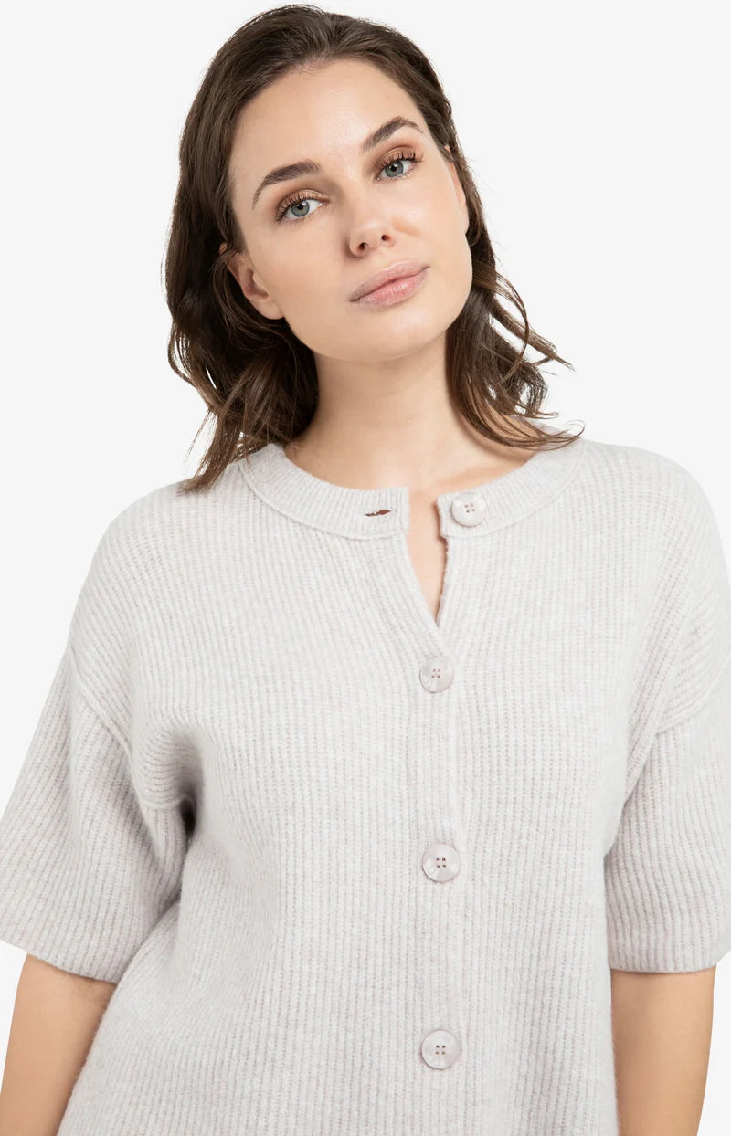 Cardigan with Wide Short Sleeve