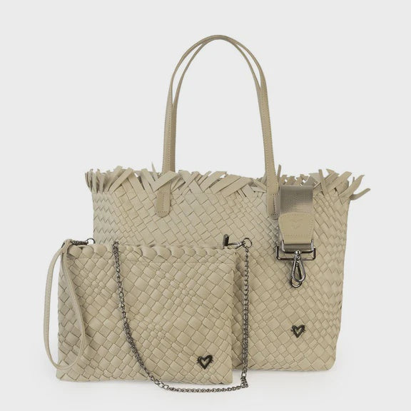 Vulcan Large Fringe Woven Tote
