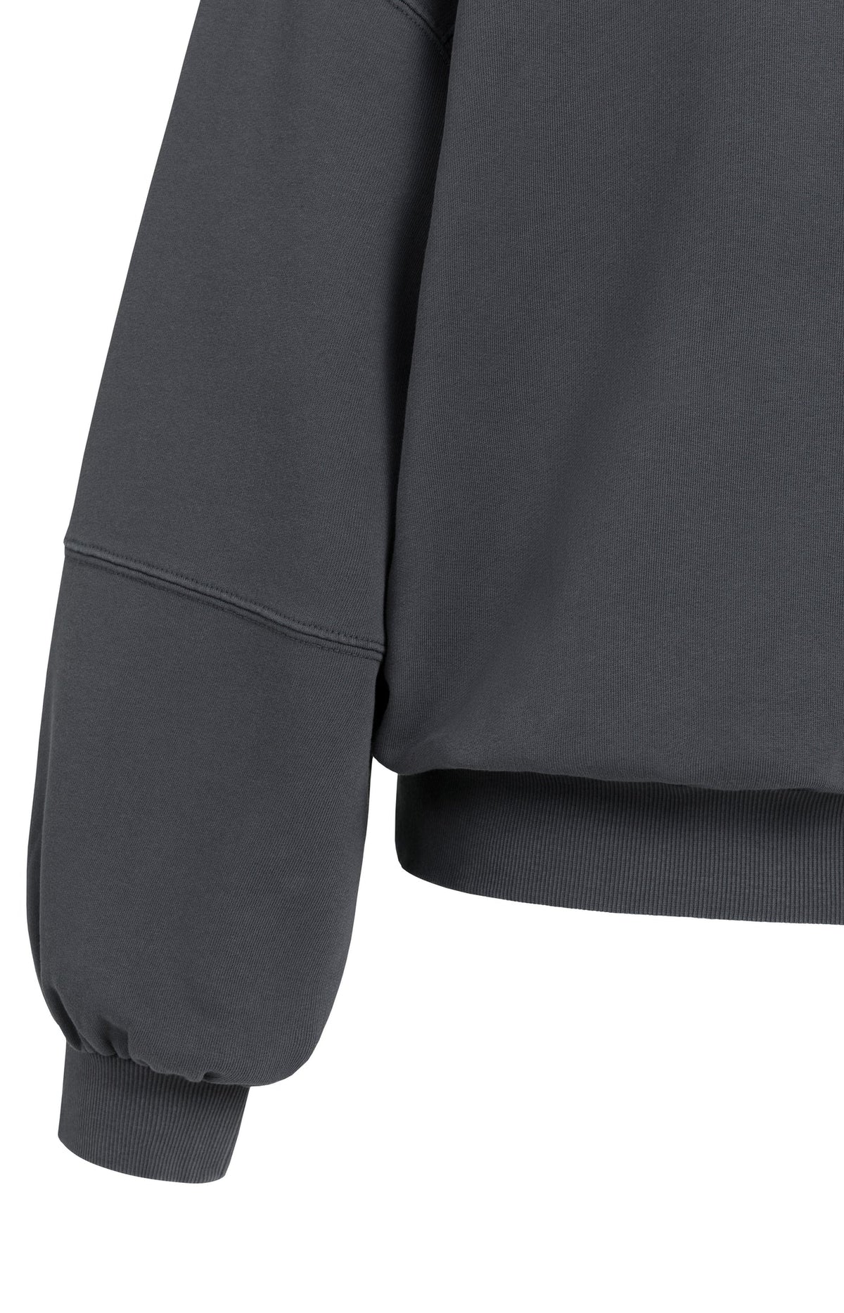 Washed Sweatshirt with Balloon Sleeve