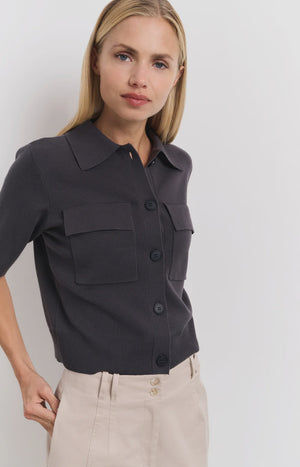 Short sleeve cardigan