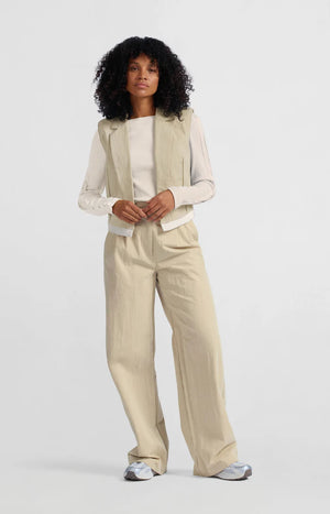 Sleeveless Cotton Gilet