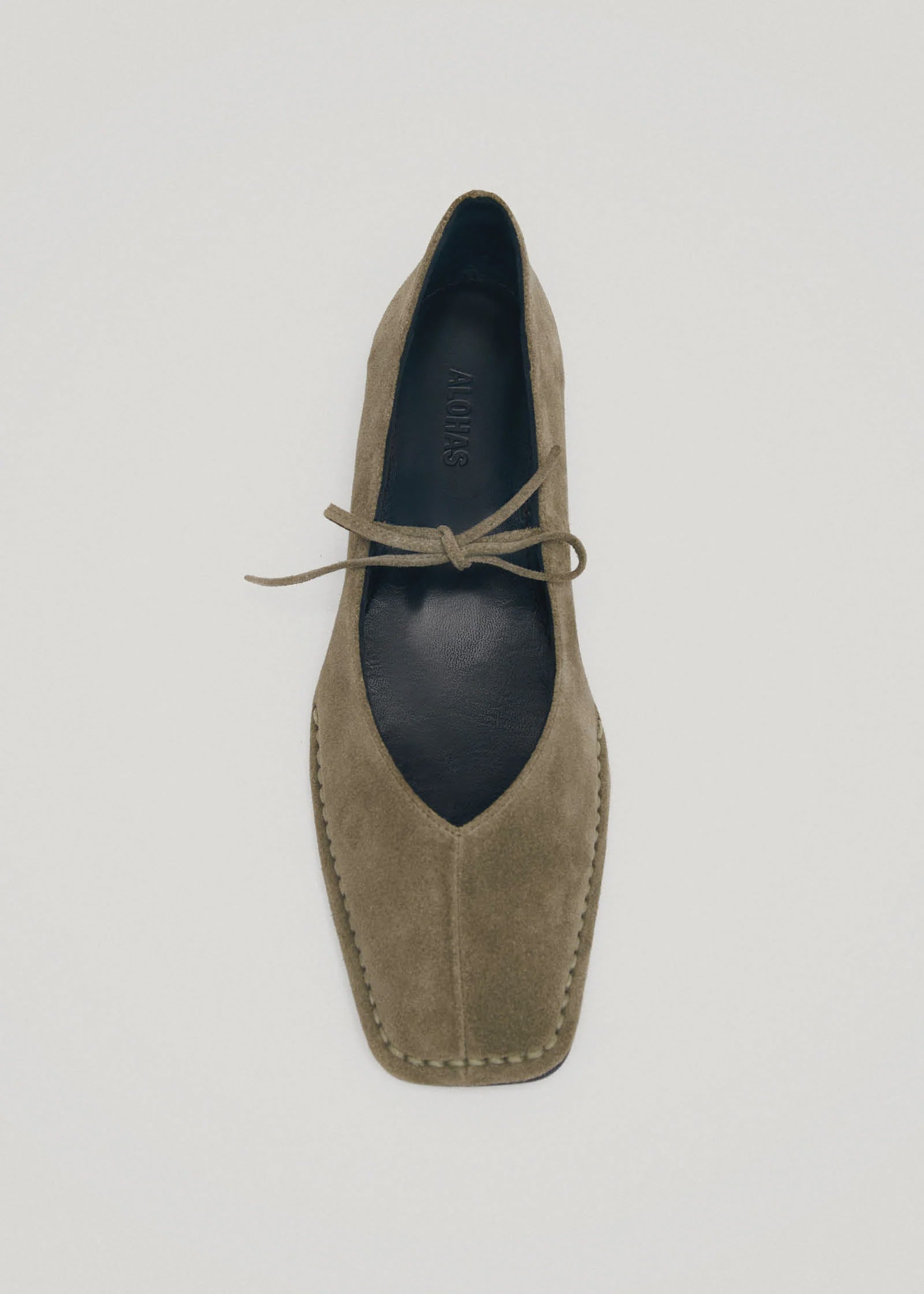 Sway Suede Leather Flat