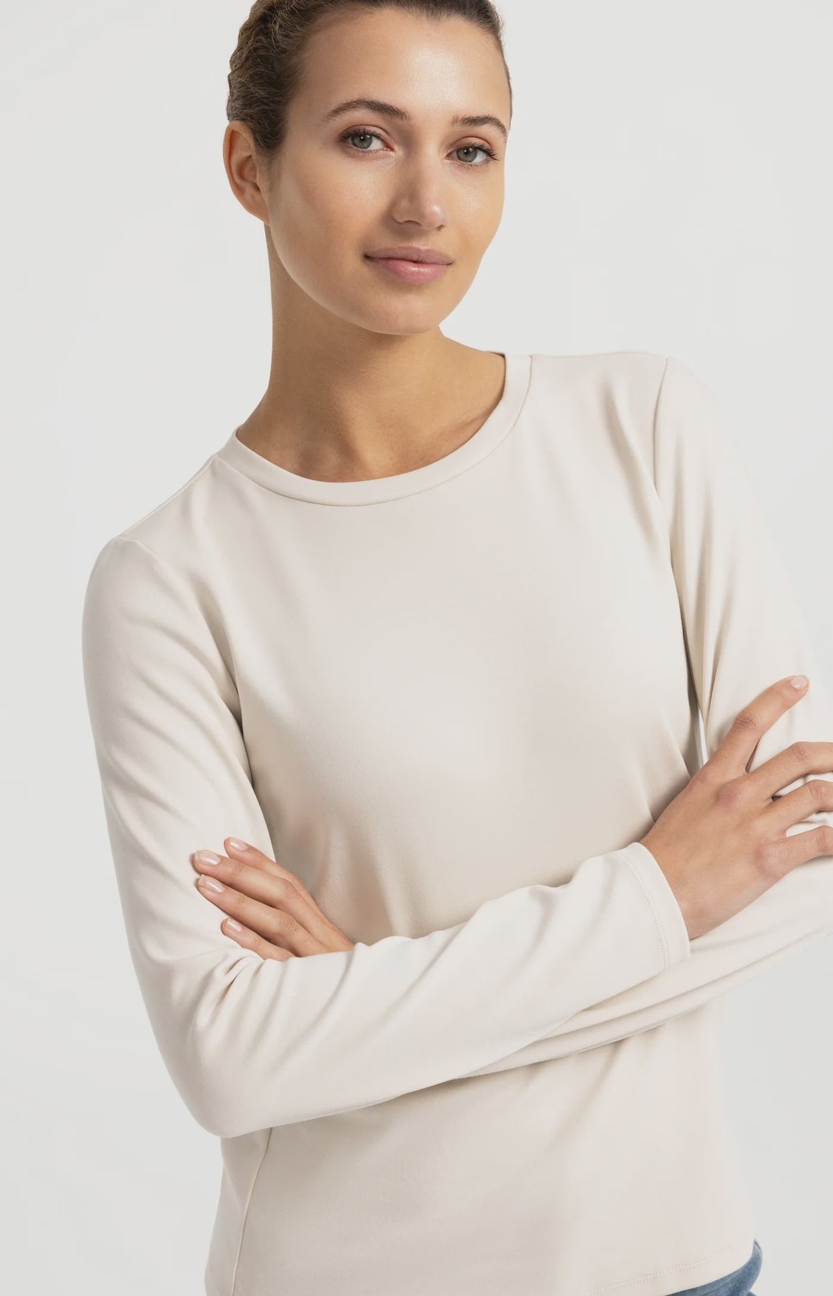 Round Neck Long Sleeve T-Shirt