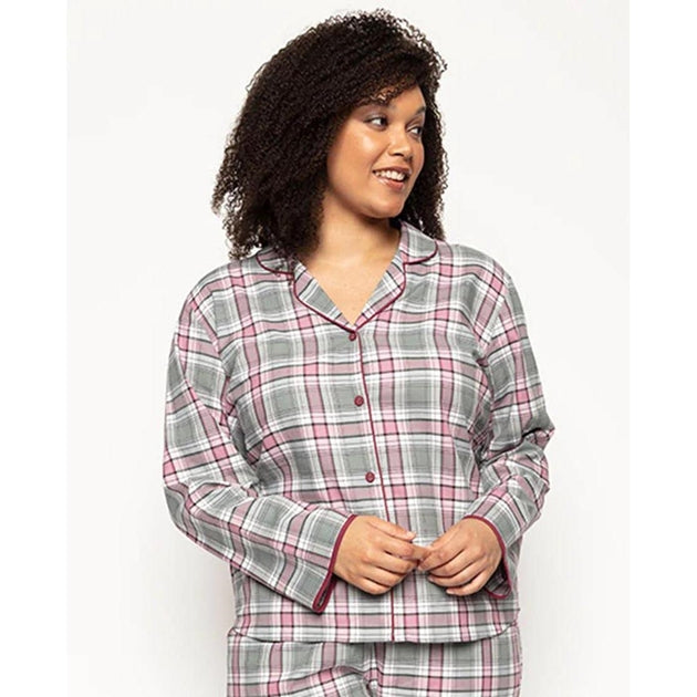 Jessica Grey Chks Pajama Set