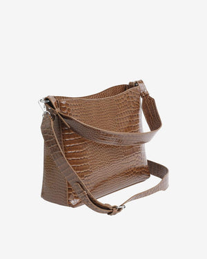 Amble Croco - Tawny Brown