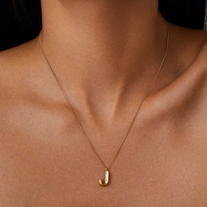 Monogram Necklace - J