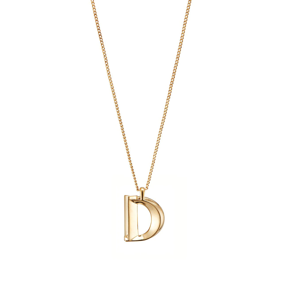 Monogram Necklace - D