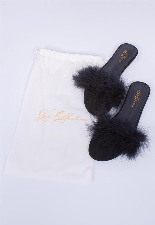 Feather Slippers