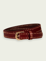 Leather Belt with Studs