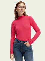 Long Sleeve Turtleneck Top